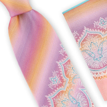 Steven Land | Sunshine Ripples Silk Tie | Big Knot | W228