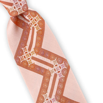 Steven Land | Zigzag Silk Tie | Big Knot | W230