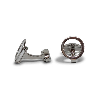 Steven Land Cufflinks | Classic Circle | Silver