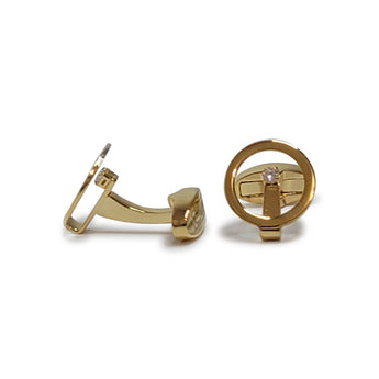 Steven Land Cufflinks | Classic Circle | Gold