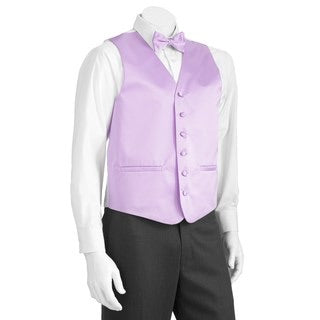 Steven Land Solid 4-pc. Vest with Matching Tie, Bowtie & Pocket Square